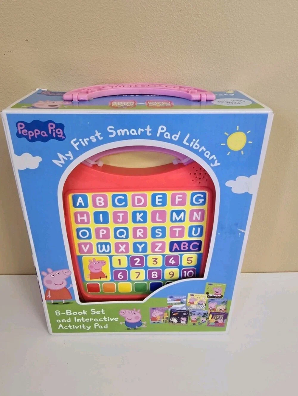 Peppa Pig - My First Smart Pad Library - Interactive Activity Pad and 8-Book Set